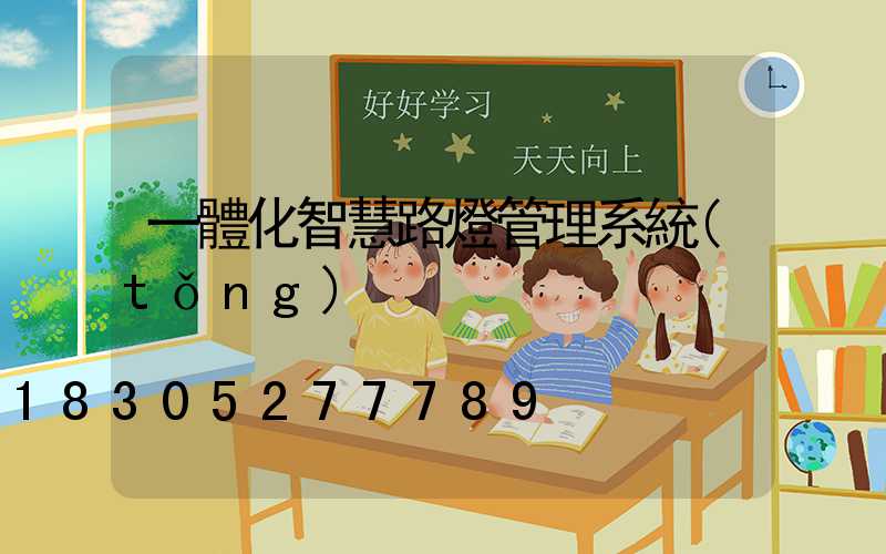 一體化智慧路燈管理系統(tǒng)