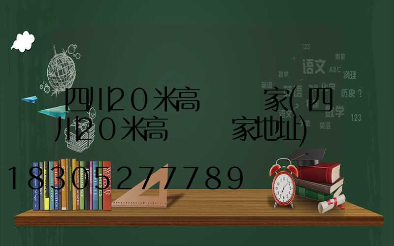 四川20米高桿燈廠家(四川20米高桿燈廠家地址)