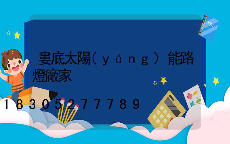 婁底太陽(yáng)能路燈廠家