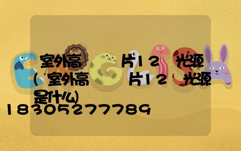 室外高桿燈圖片12個光源(室外高桿燈圖片12個光源是什么)