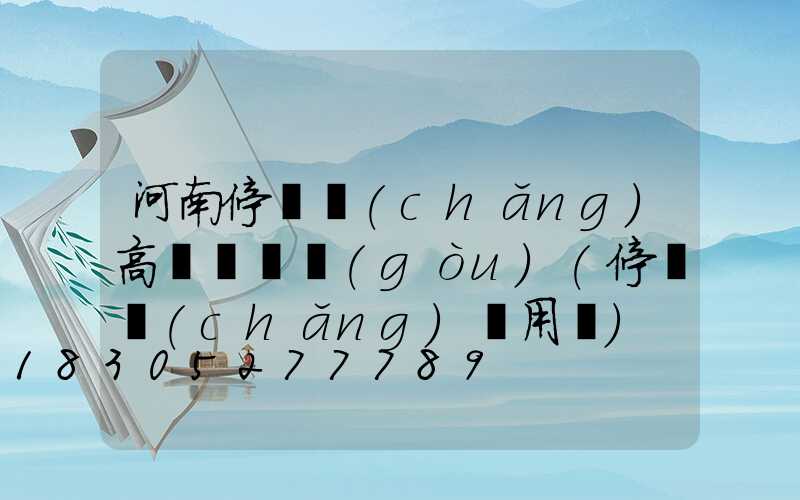 河南停車場(chǎng)高桿燈選購(gòu)(停車場(chǎng)專用燈)