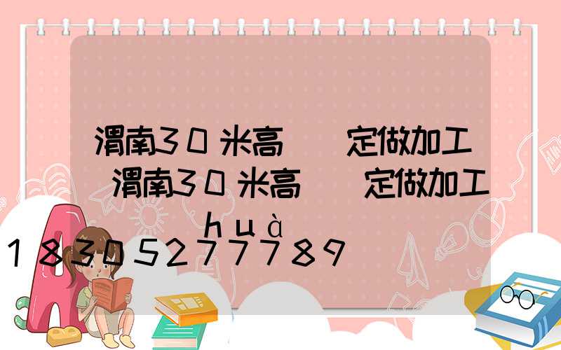 渭南30米高桿燈定做加工(渭南30米高桿燈定做加工廠電話(huà))