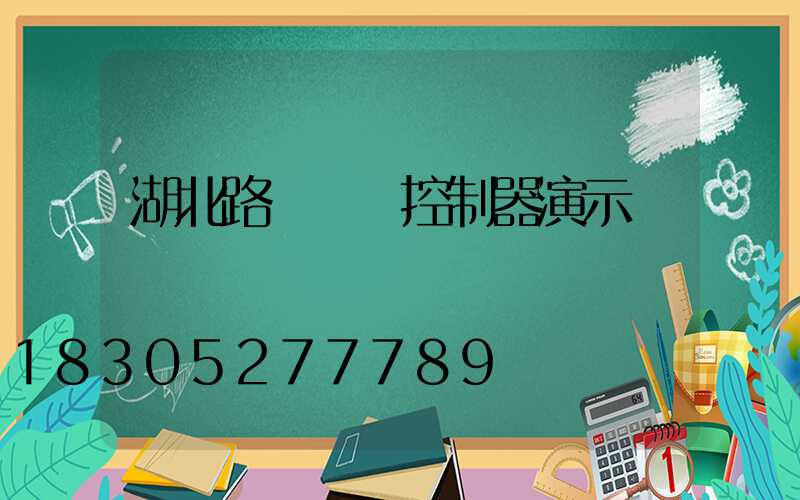 湖北路燈單燈控制器演示