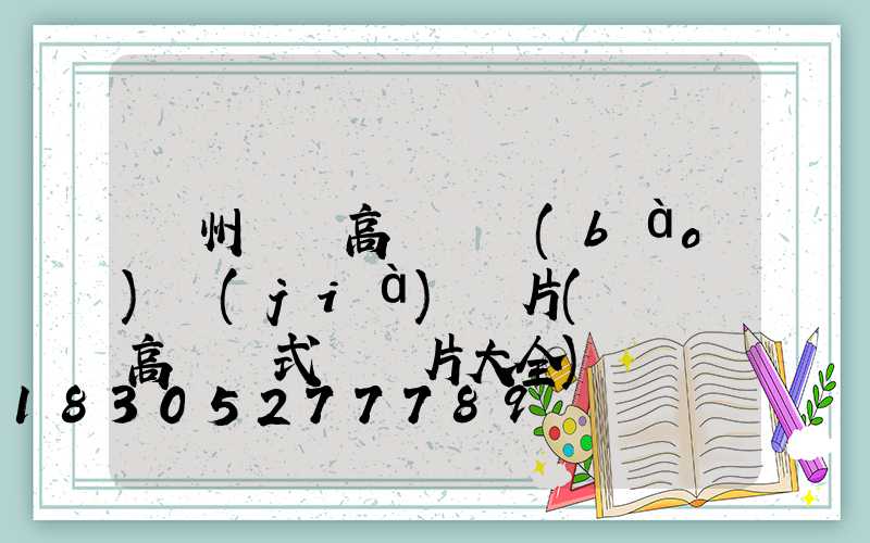 濱州廣場高桿燈報(bào)價(jià)圖片(廣場燈高桿燈式樣圖片大全)