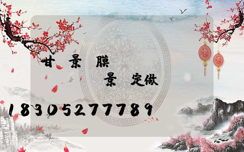 甘肅景點膜結(jié)構(gòu)景觀定做