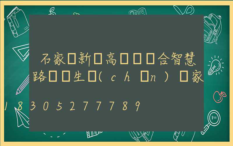 石家莊新樂高桿燈復合智慧路燈桿生產(chǎn)廠家