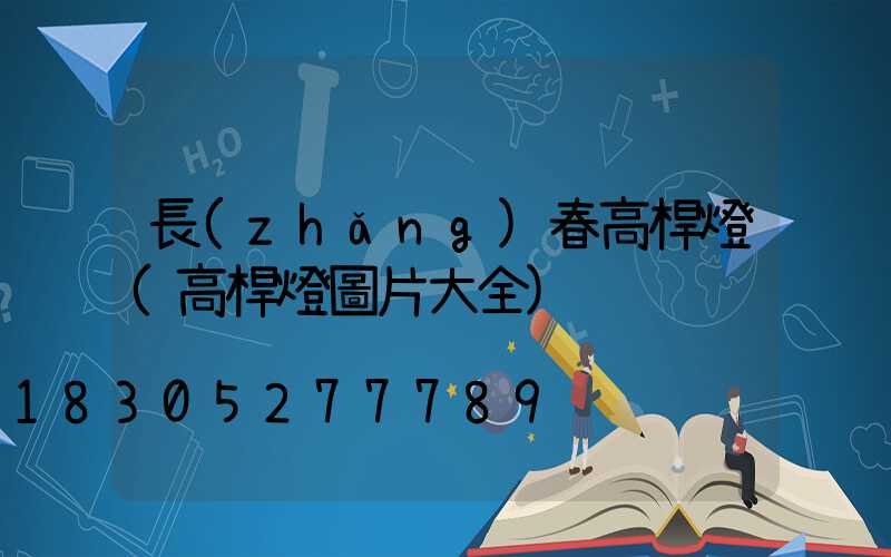 長(zhǎng)春高桿燈(高桿燈圖片大全)