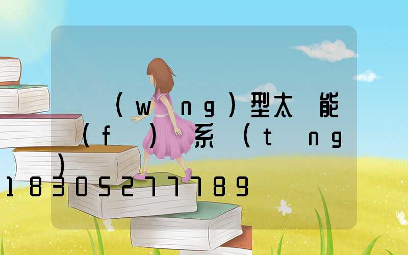 離網(wǎng)型太陽能發(fā)電系統(tǒng)